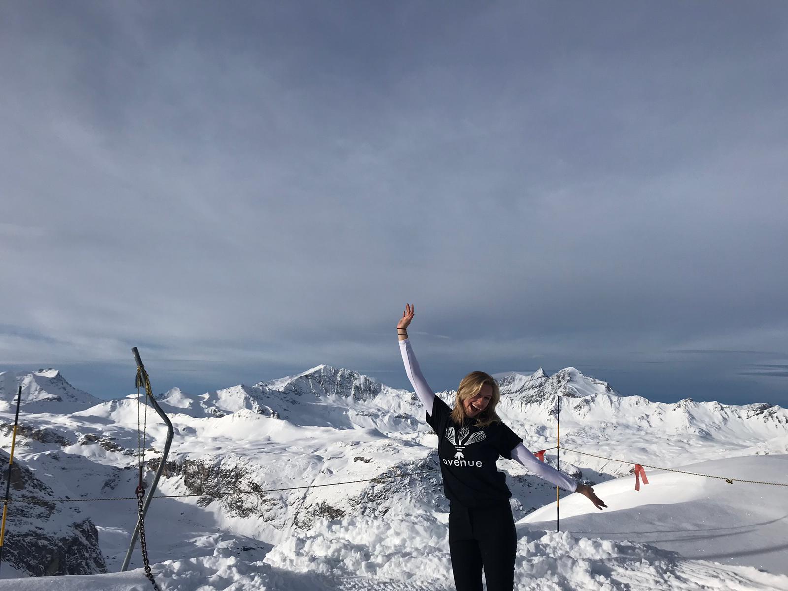 Lily on slopes