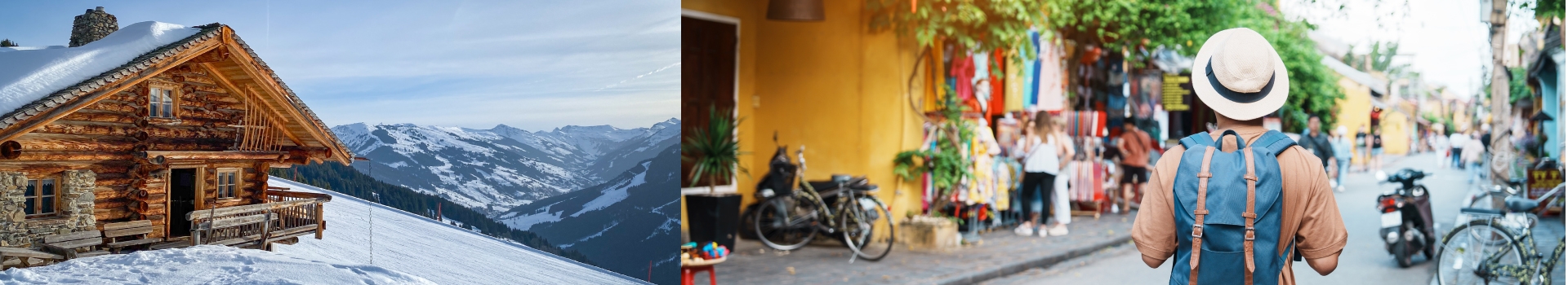 Backpacker ski chalet