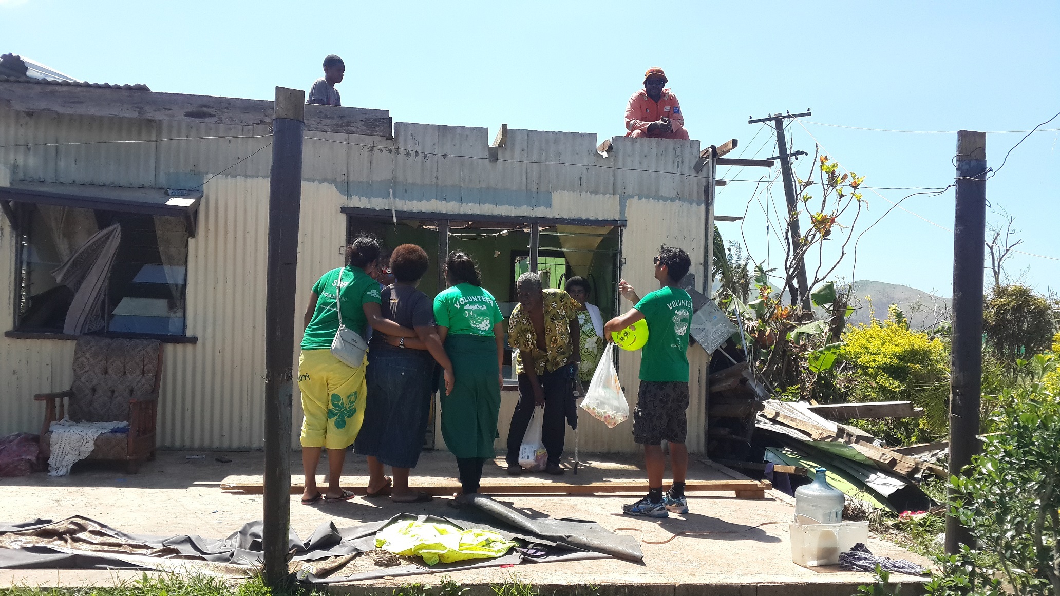 Disaster Relief efforts begin in Fiji