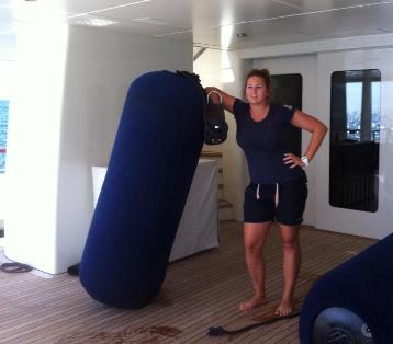 Becky on board